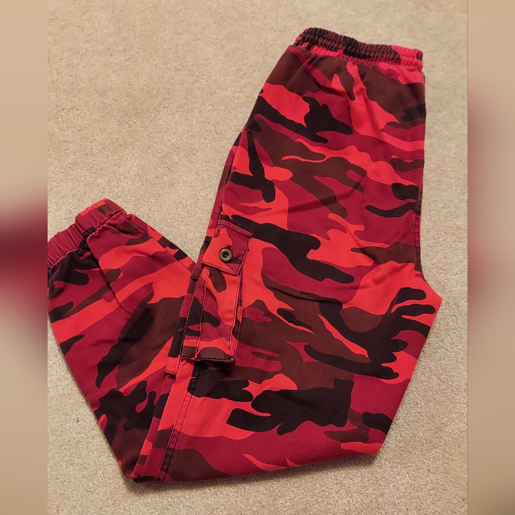 Red Camo Joggers